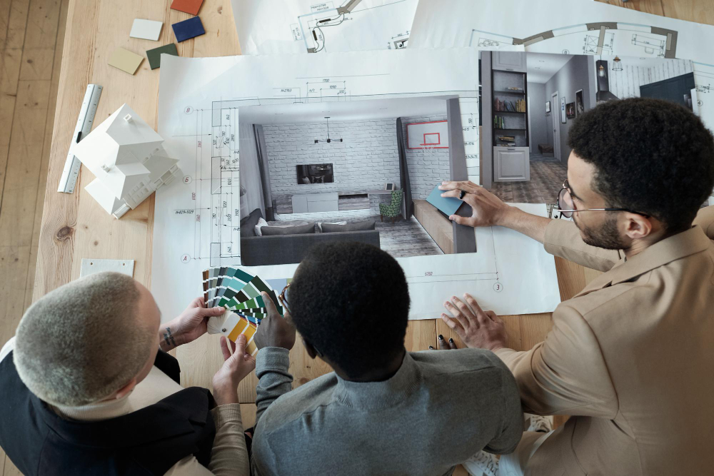 Team helping together to Rethink Your Space